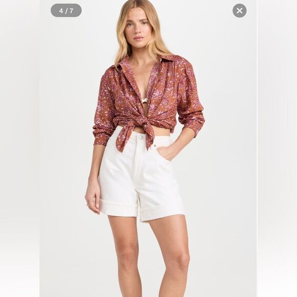 THE GREAT. Cove Button Down Shirt NWT - Picture 4 of 8